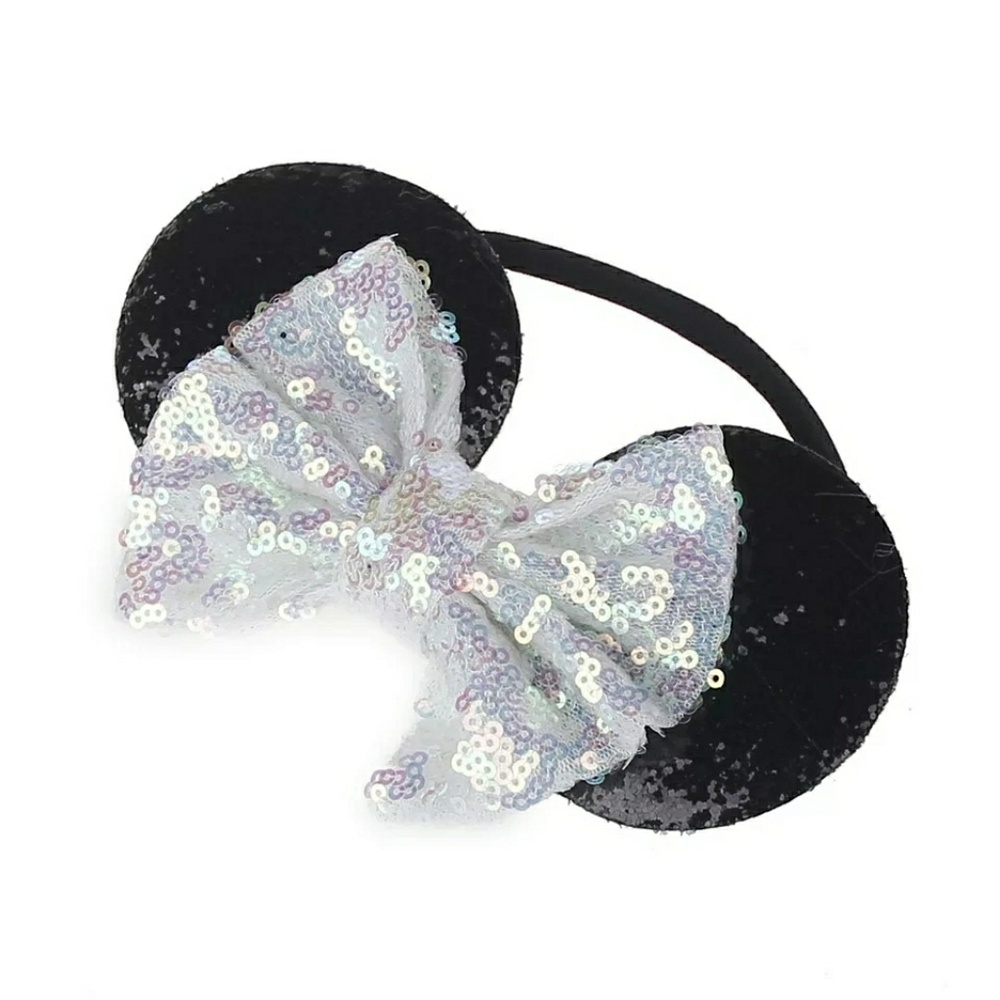 Sparkly Minnie Mouse Ears Bow Headband